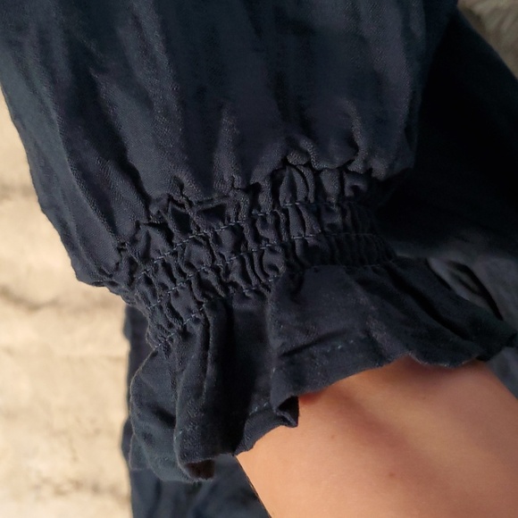 Knox Rose Navy Boho Top S - Picture 8 of 8